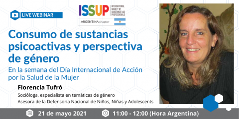 Webinar “Consumo de Substâncias Psicoativas e perspectiva de gênero”