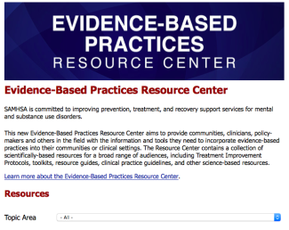 Evidence-Based Practices Resource Centre Evidence-Based Practices Resource Centre