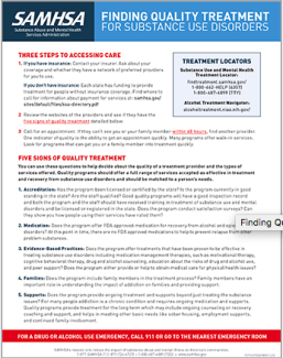 Quality treatment fact sheet