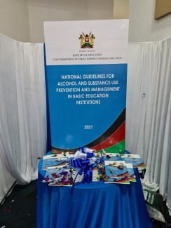 National Guidelines for Alcohol and Substance Use Prevention and Management in Basic Education Institutions, 2021 National Guidelines for Alcohol and Substance Use Prevention and Management in Basic Education Institutions, 2021
