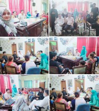 REUNIÓN MENSUAL DE MIEMBROS DE ISSUP Y DEL EQUIPO SIALKOT DEL FORO JUVENIL DE PAKISTÁN EN EL CENTRO DE REHABILITACIÓN NEW LIFE, SIALKOT-PAKISTÁN 10 DE AGOSTO DE 2020