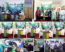 Celebración del Día de la Independencia por el equipo de Youth Forum Pakistan Azad en la provincia de Jammu &Kashmir en colaboración con ISSUP Pakistán
